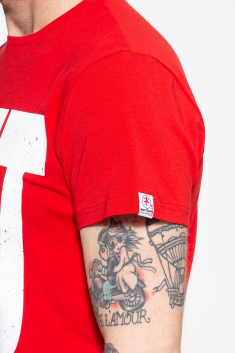 Akito Tanaka Herren T-Shirt mit Frontprint Write - Image 4