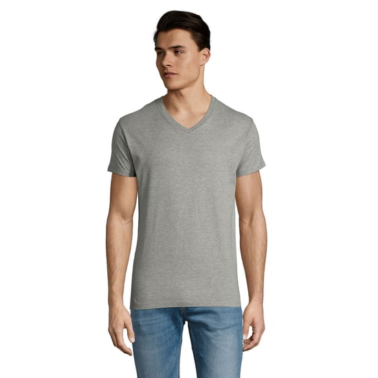 SOLS - "Imperial" T-Shirt V-Ausschnitt für Herren (Grau meliert) - Image 1