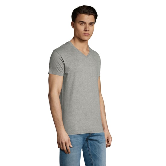 SOLS - "Imperial" T-Shirt V-Ausschnitt für Herren (Grau meliert) - Image 3