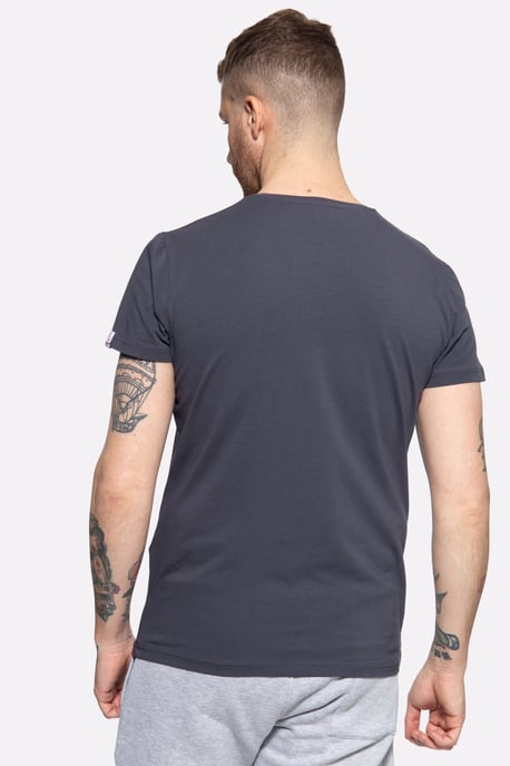Akito Tanaka Herren T-Shirt mit Frontprint Write - Image 3