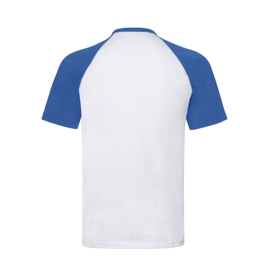 Fruit of the Loom - "Valueweight" T-Shirt für Herren - Baseball (Weiß/Königsblau) - Image 2