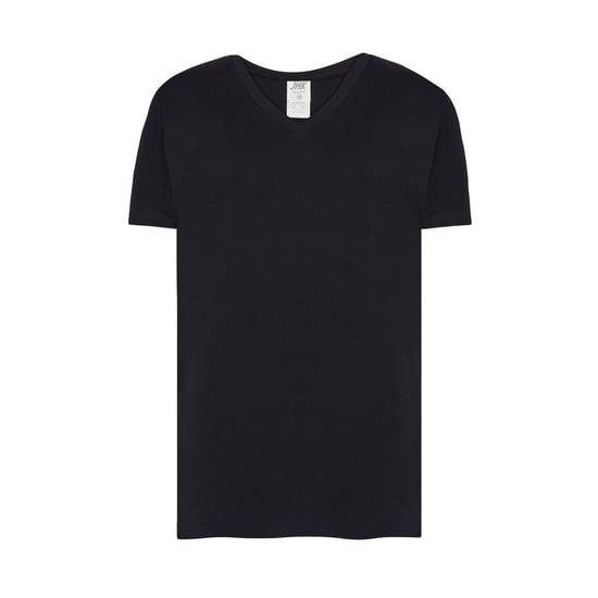 JHK - "Urban" T-Shirt V-Ausschnitt für Herren (Schwarz) - Image 1