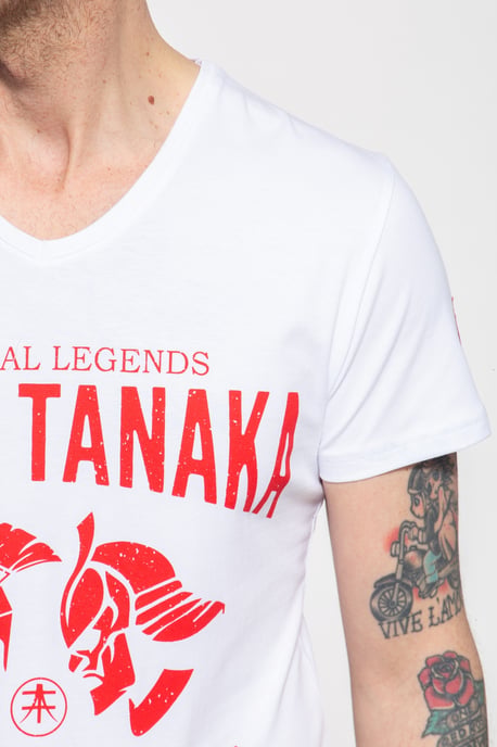 Akito Tanaka Herren T-Shirt mit Frontprint Gladiator Fighters - Image 3