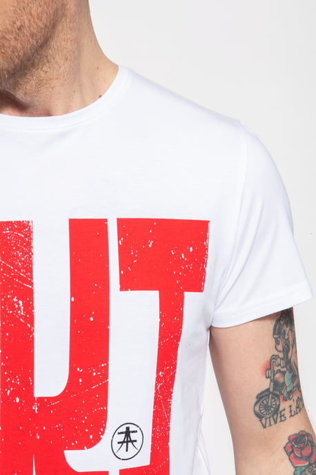 Akito Tanaka Herren T-Shirt mit Frontprint Write - Image 3