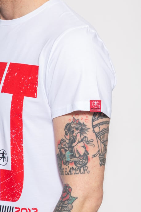 Akito Tanaka Herren T-Shirt mit Frontprint Write - Image 4
