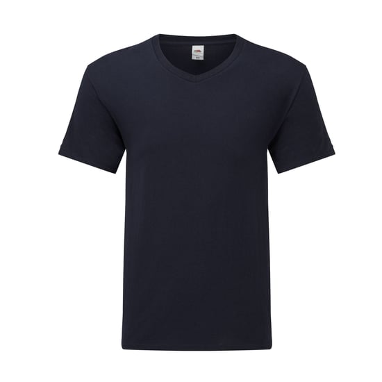 Fruit of the Loom - "Iconic 150" T-Shirt V-Ausschnitt für Herren (Marineblau) - Image 1
