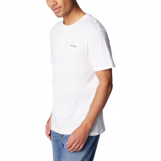 Columbia - "Basic" T-Shirt für Herren (Weiß) - Image 3