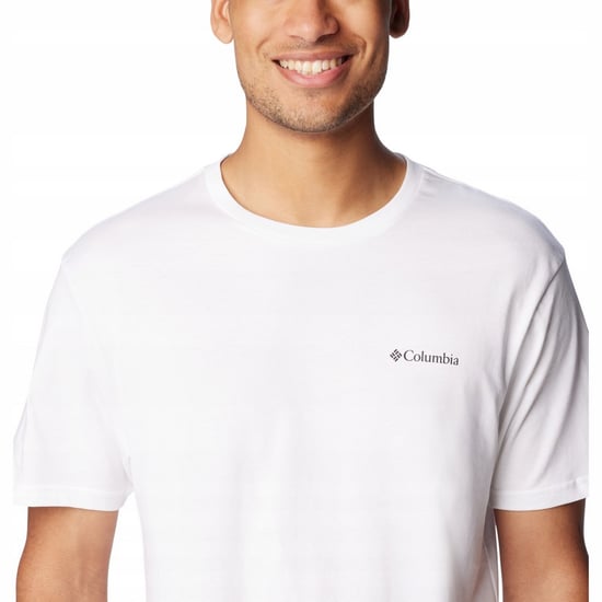 Columbia - "Basic" T-Shirt für Herren (Weiß) - Image 4