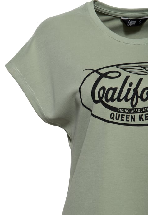Queen Kerosin Damen T-Shirt California - Image 3