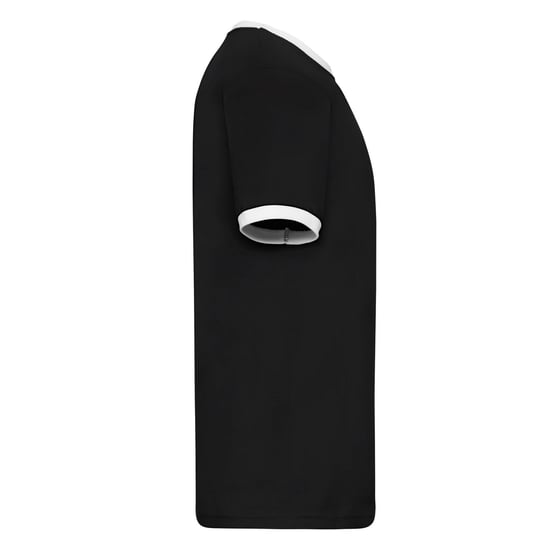 Fruit of the Loom - "Ringer" T-Shirt für Herren (Schwarz/Weiß) - Image 3