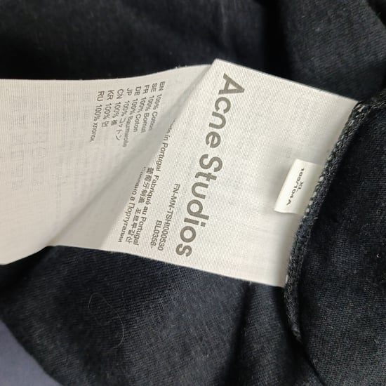 Acne Studios Leuchtendes T-Shirt aus schwarzer Baumwolle - Image 5