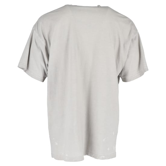 Balenciaga Metall Vintage Übergroßes T-Shirt aus grauer Baumwolle - Image 3