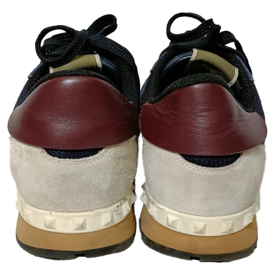 Valentino Garavani Rockrunner Sneakers in Marineblau Mixed Media - Image 3