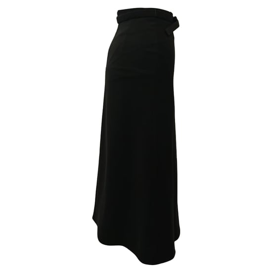 Gucci Midirock mit Gürtel aus schwarzem Polyester - Image 2
