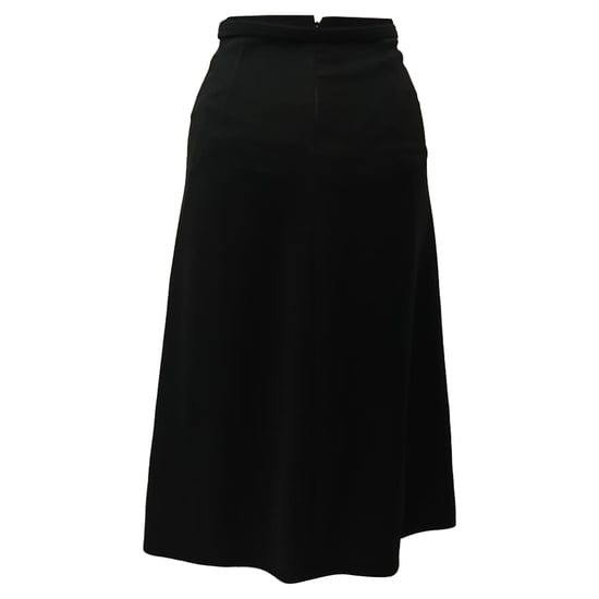 Gucci Midirock mit Gürtel aus schwarzem Polyester - Image 3