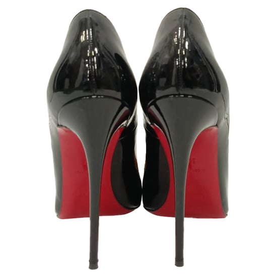 Christian Louboutin So Kate Pumps aus schwarzem Lackleder - Image 3