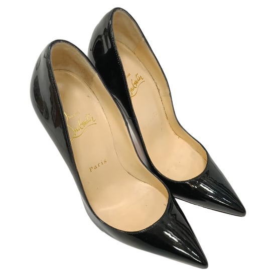 Christian Louboutin So Kate Pumps aus schwarzem Lackleder - Image 6