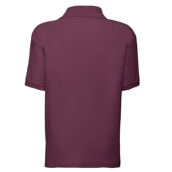 Fruit of the Loom - "65/35" Poloshirt für Kinder (Burgunderrot) - Image 2