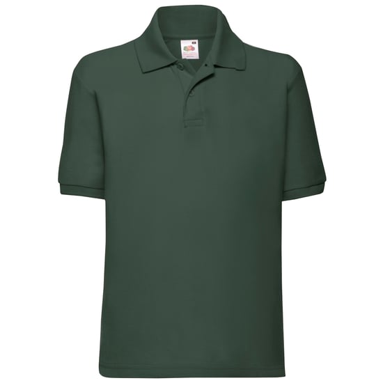 Fruit of the Loom - "65/35" Poloshirt für Kinder (Flaschengrün) - Image 1