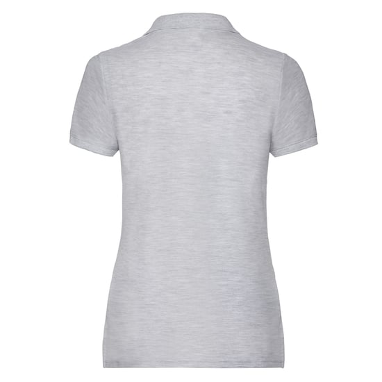 Fruit of the Loom - "65/35" Poloshirt für Damen (Grau meliert) - Image 2