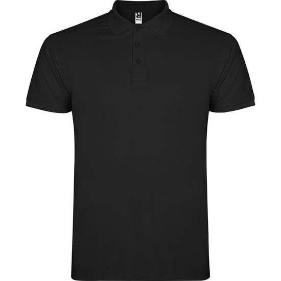 Roly - "Star" Poloshirt für Herren (Schwarz) - Image 1