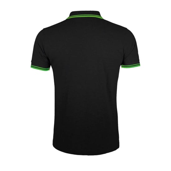 SOLS - "Pasadena" Poloshirt für Herren (Schwarz/Limone) - Image 2