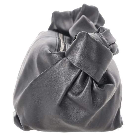 Bottega Veneta Double Knot Teen Schultertasche aus schwarzem Leder - Image 2