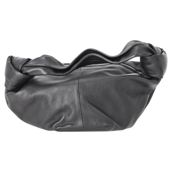 Bottega Veneta Double Knot Teen Schultertasche aus schwarzem Leder - Image 3