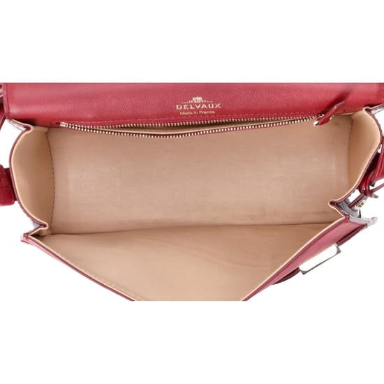 Delvaux Madame PM Umhängetasche aus rotem Leder - Image 6