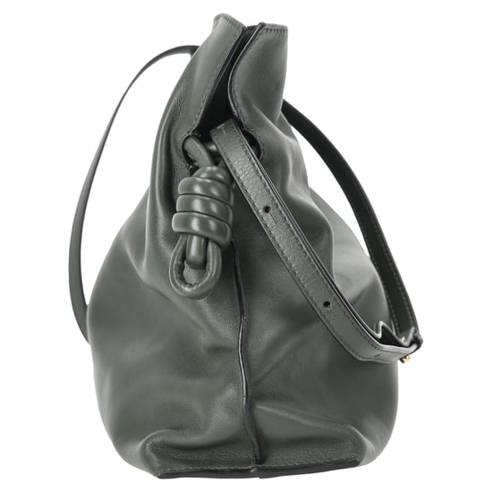 Loewe Medium Flamenco Clutch aus grünem Nappaleder - Image 2