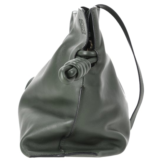 Loewe Medium Flamenco Clutch aus grünem Nappaleder - Image 4