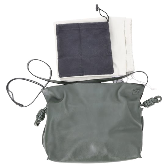Loewe Medium Flamenco Clutch aus grünem Nappaleder - Image 6