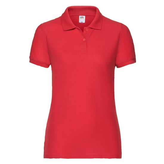 Fruit of the Loom - "65/35" Poloshirt für Damen (Rot) - Image 1
