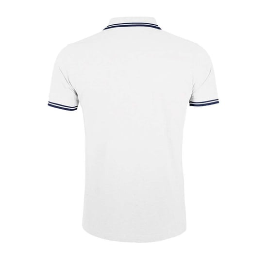 SOLS - "Pasadena" Poloshirt für Herren (Weiß/Marine) - Image 2