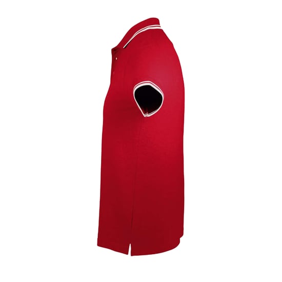 SOLS - "Pasadena" Poloshirt für Herren (Rot/Weiß) - Image 3