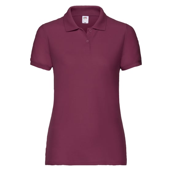 Fruit of the Loom - "65/35" Poloshirt für Damen (Burgunderrot) - Image 1