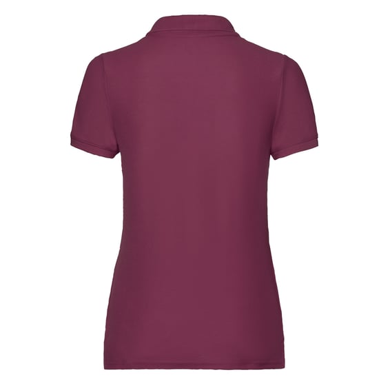 Fruit of the Loom - "65/35" Poloshirt für Damen (Burgunderrot) - Image 2