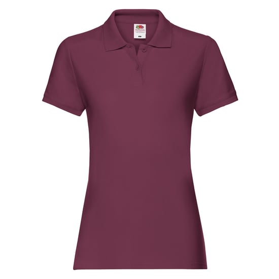 Fruit of the Loom - "Premium" Poloshirt für Damen (Burgunderrot) - Image 1