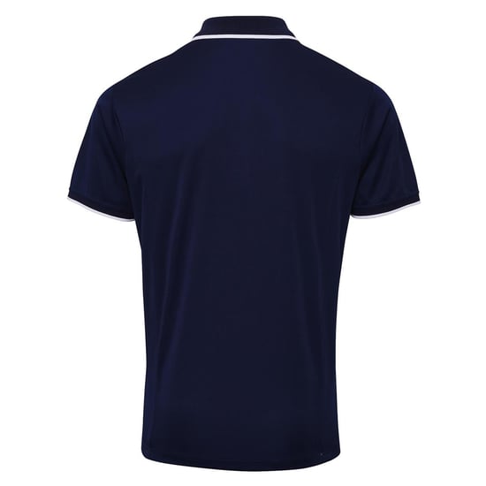 Premier Herren Contrast Coolchecker Poloshirt (Marine) - Image 2