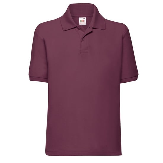 Fruit of the Loom - "65/35" Poloshirt für Kinder (Burgunderrot) - Image 1