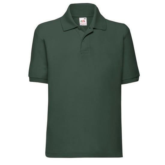 Fruit of the Loom - "65/35" Poloshirt für Kinder (Flaschengrün) - Image 1