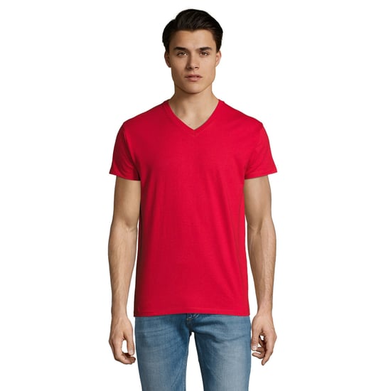 SOLS - "Imperial" T-Shirt V-Ausschnitt für Herren (Rot) - Image 1