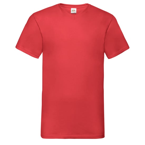 Fruit of the Loom - "Valueweight" T-Shirt V-Ausschnitt für Herren (Rot) - Image 1