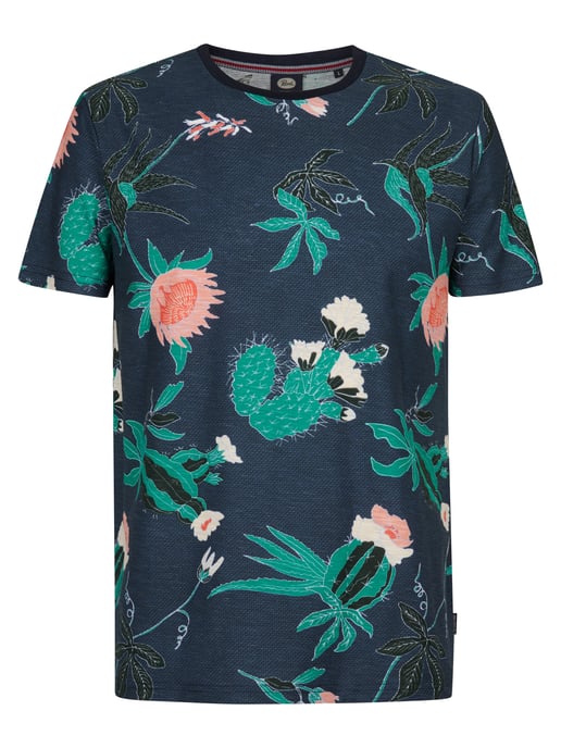 Petrol Industries - T-Shirt mit Allover-Print Carbón Herren - Image 1