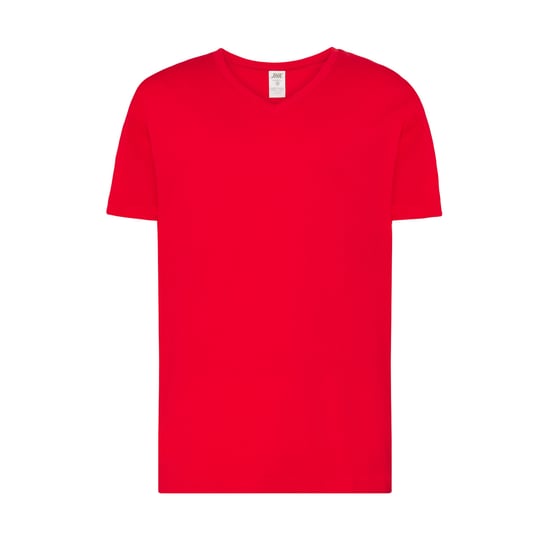 JHK - "Urban" T-Shirt V-Ausschnitt für Herren (Rot) - Image 1