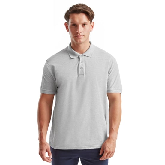 Fruit of the Loom - "Original" Poloshirt für Herren/Damen Unisex (Grau meliert) - Image 2