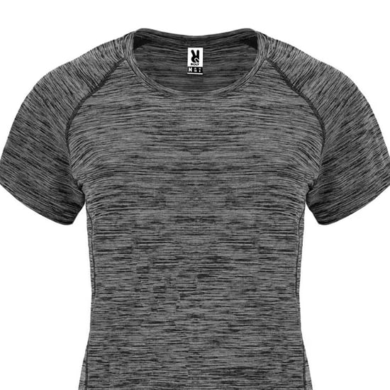 Roly - "Austin" T-Shirt für Damen (Schwarze Melange) - Image 2