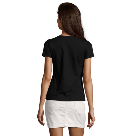 SOLS - "Imperial" T-Shirt V-Ausschnitt für Damen (Schwarz) - Image 2