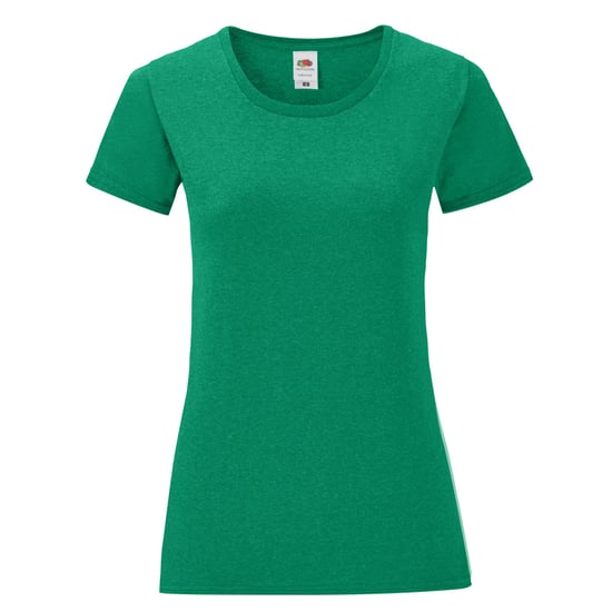 Fruit of the Loom - "Iconic" T-Shirt für Damen (Heidekraut-Grün) - Image 1