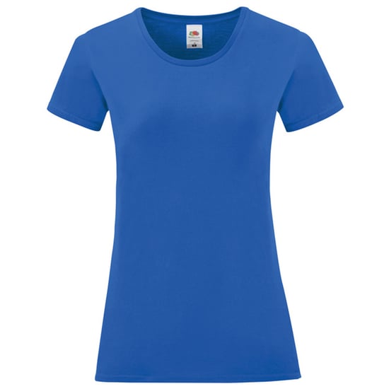 Fruit of the Loom - "Iconic" T-Shirt für Damen, Gekämmte Baumwolle (Königsblau) - Image 1